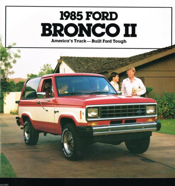 1985 Ford Bronco II Sales Brochure Bronco Corral
