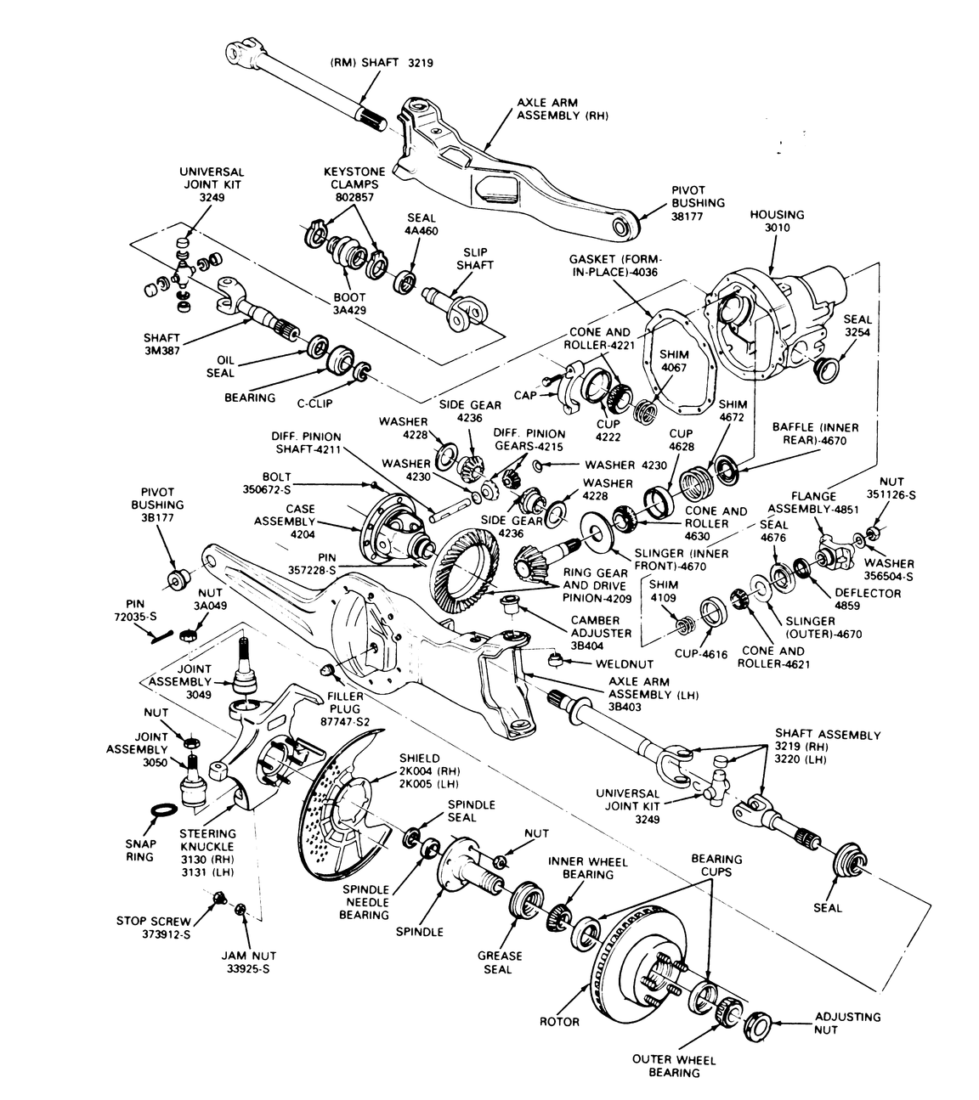 1980-1996 Ford Bronco Dana 44 TTB - Bronco Corral